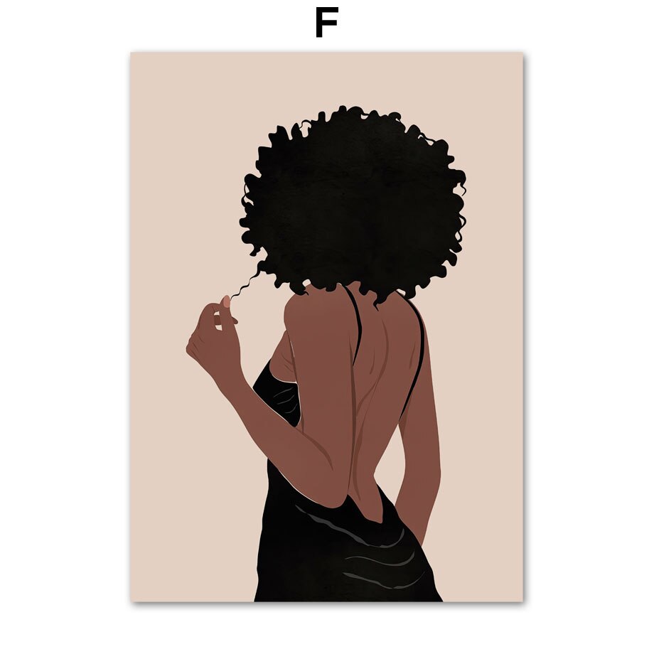 Leinwandbild »Black Afro Girl«