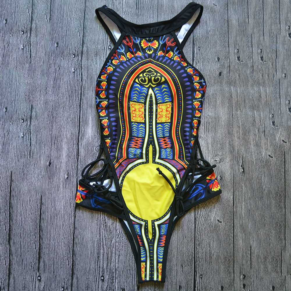 Sexy African Print Monokini