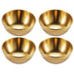 Goldene Schälchen, Servierschalen, Edelstahl, 2er Set / 4er Set